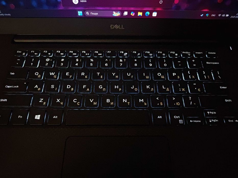 Сучасний ультрабук Dell i7 - 12 ядер, 16gb оп, SSD 256gb, підсвітка кл