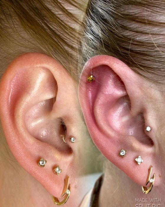 Прокол вушок діткам та дорослим