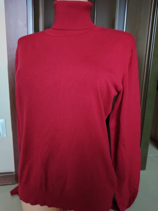 Golf damski czerwony, rozm.L