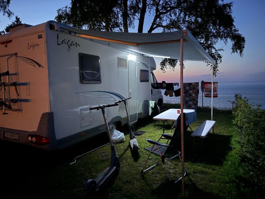 Kamper Fiat Ducato Półintegra