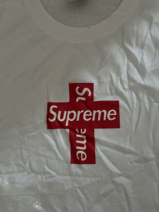 T-shirt Supreme Cross Tee L