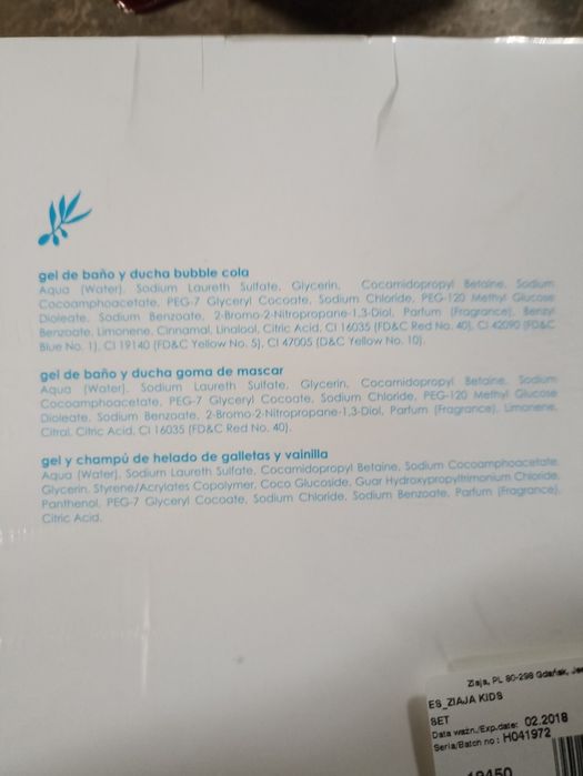 Conjunto de gel de duche