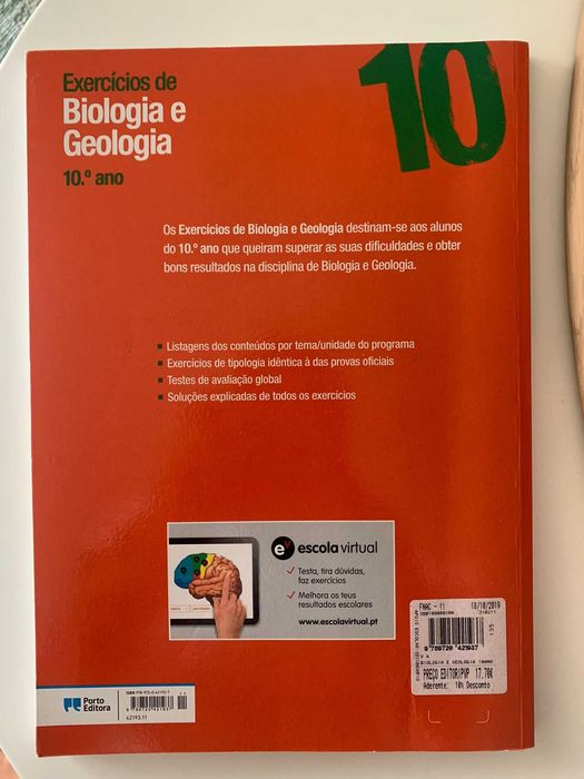 Exercícios de Biologia e Geologia 10º ano
