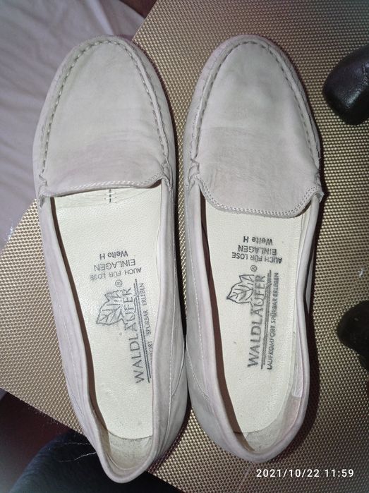 Кожаная обувь, туфли, мокасины, 37-38 размер