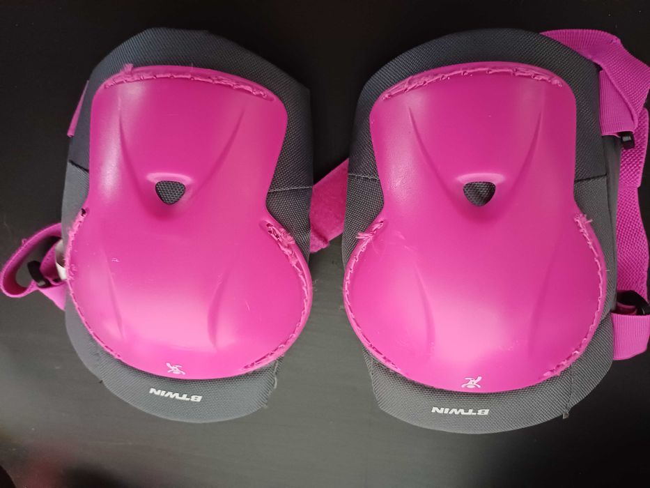 Conjunto Patins em linha com capacete, joelheiras e cotoveleiras!