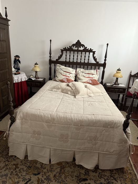 Mobilia antiga de quarto - completo