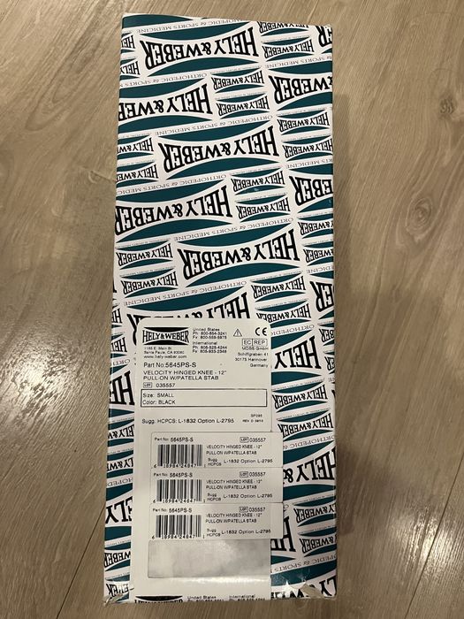 Продам новий ортез для колінного суглоба Hely&Weber