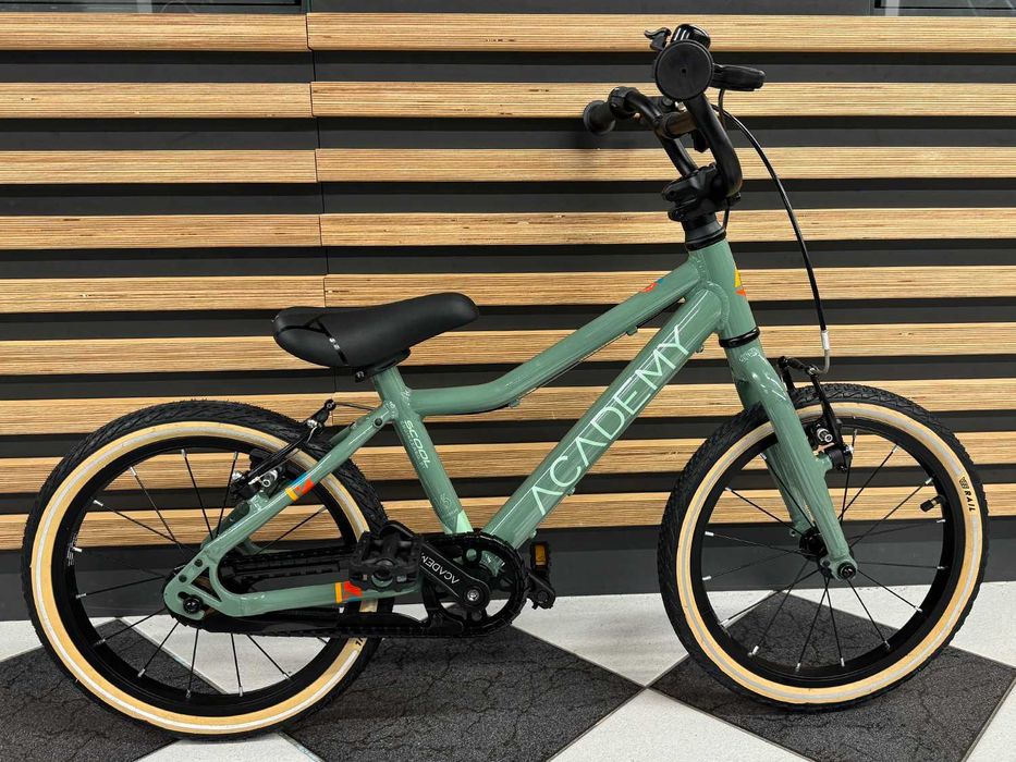 Rower dziecięcy ACADEMY 3 Olive 16" KRAKÓW w ofercie kubikes puky