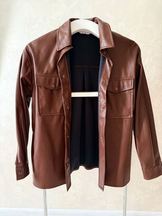 Шкіряна рубашка De facto