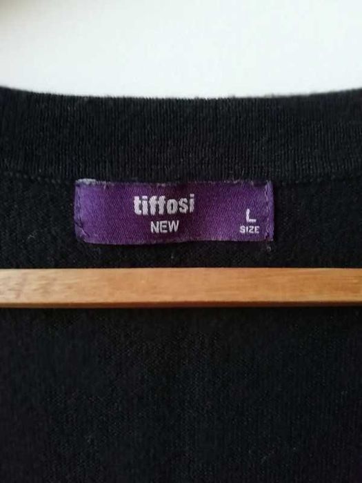 Vestido preto de manga curta - Tiffosi