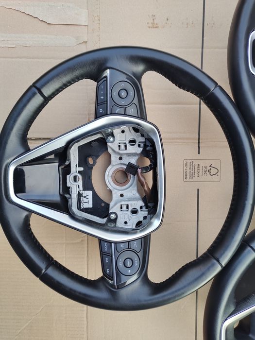 Руль Toyota Corolla E21, шкіра з підігрівом