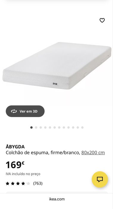 Cama tipy da zyppi com colchao com espuma memory ikea
