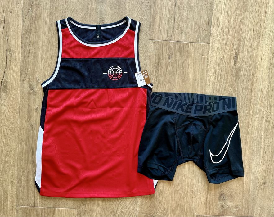 Dwustronna koszulka do koszykówki plus panty Nike gratis