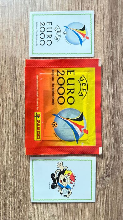UEFA Euro Belgium&The Netherlands 2000 naklejki PANINI Official Logo