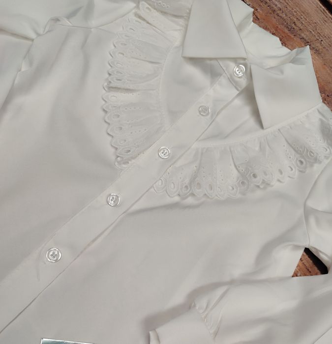 Koszula biała dla dziewczynki