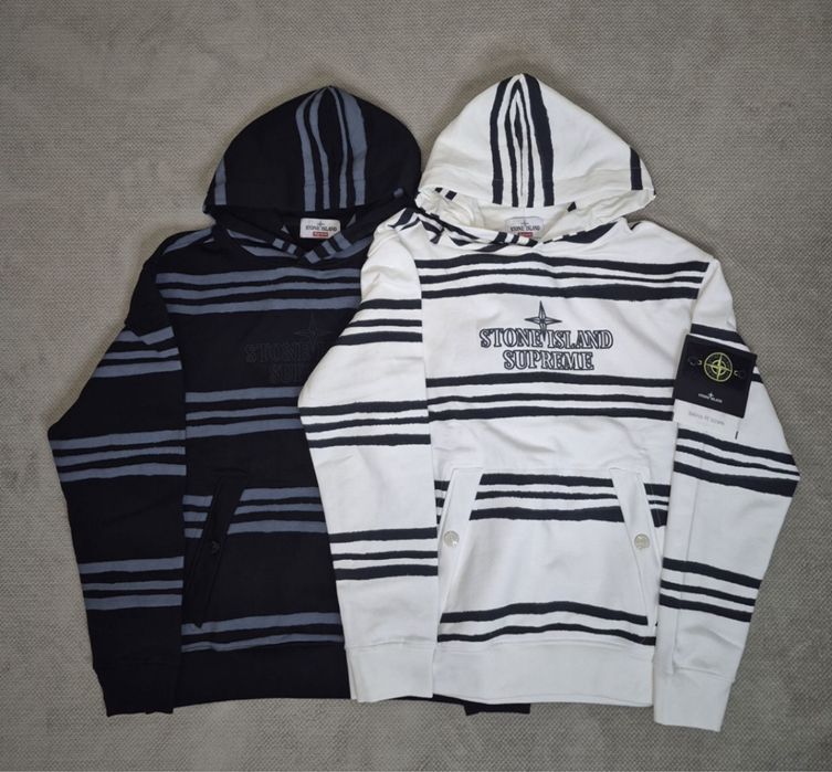 ‼️РОЗПРОДАЖ‼️Кофта худи Stone island x Supreme