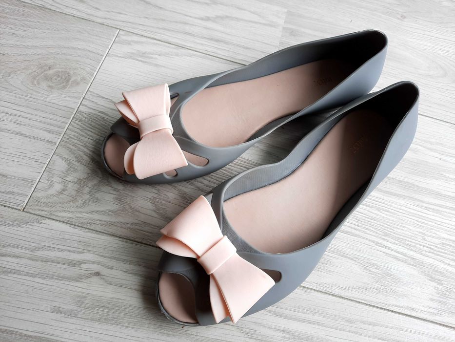 Baleriny szaro-różowe