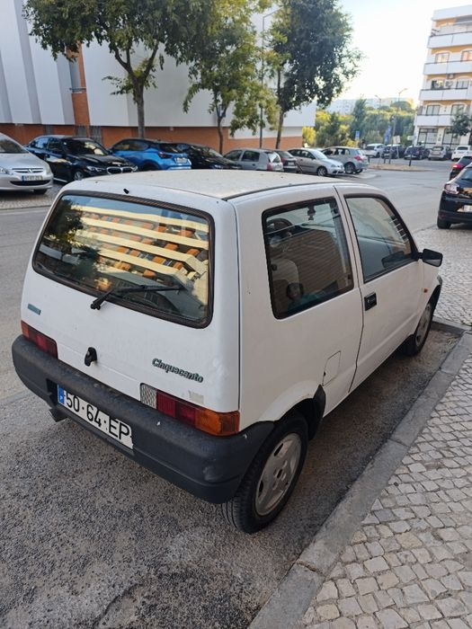 VENDA URGENTE: Fiat Cinquecento 0.9 i.e. (1994) + Lote de Material Novo – 500€