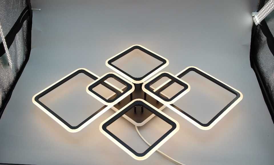 Керована світлодіодна люстра  100 Bт (БЕЗКОШТОВНА Доставка)