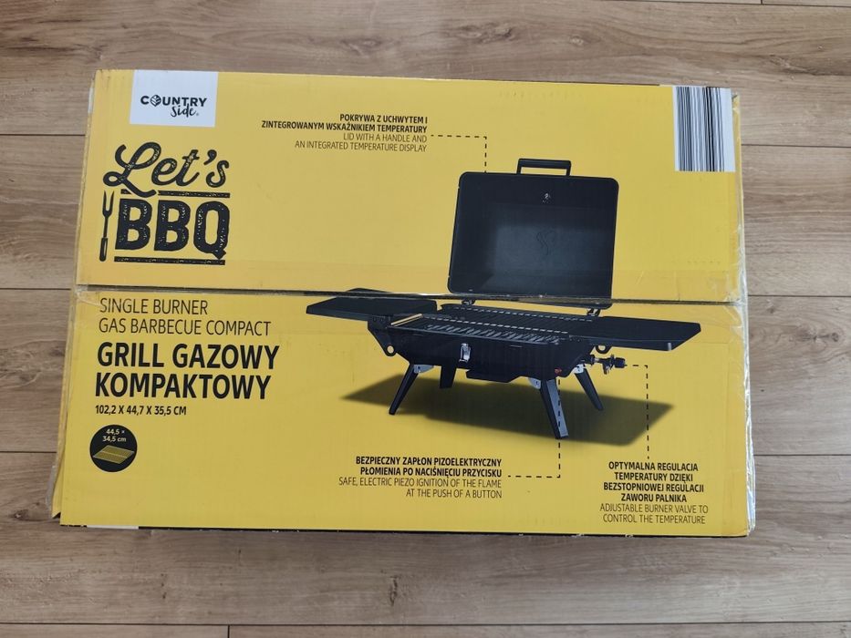 Kompaktowy grill gazowy