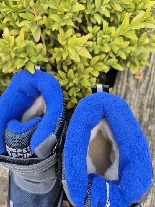 Зимові термо черевики на хлопчика 23-26 розмір, зимові теплі сапожки