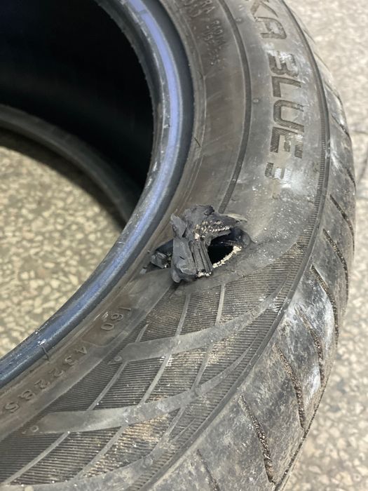 Ремонт шин - боковых порезов, шишек, разрывов. Горячая вулканизация.