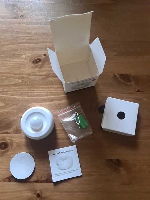 Sensor Detetor Movimento Tuya Wi-Fi PIR Sem Fios Casa Sistema Alarme