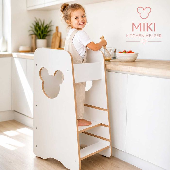 Kitchen Helper Podest dziecięcy Myszka regulowany Promocja producent