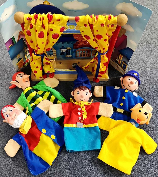 Rua Sésamo (pvc / vintage) / Los Lunnis / Noddy (fantoches / teatro) (figuras / bonecos / coleção)