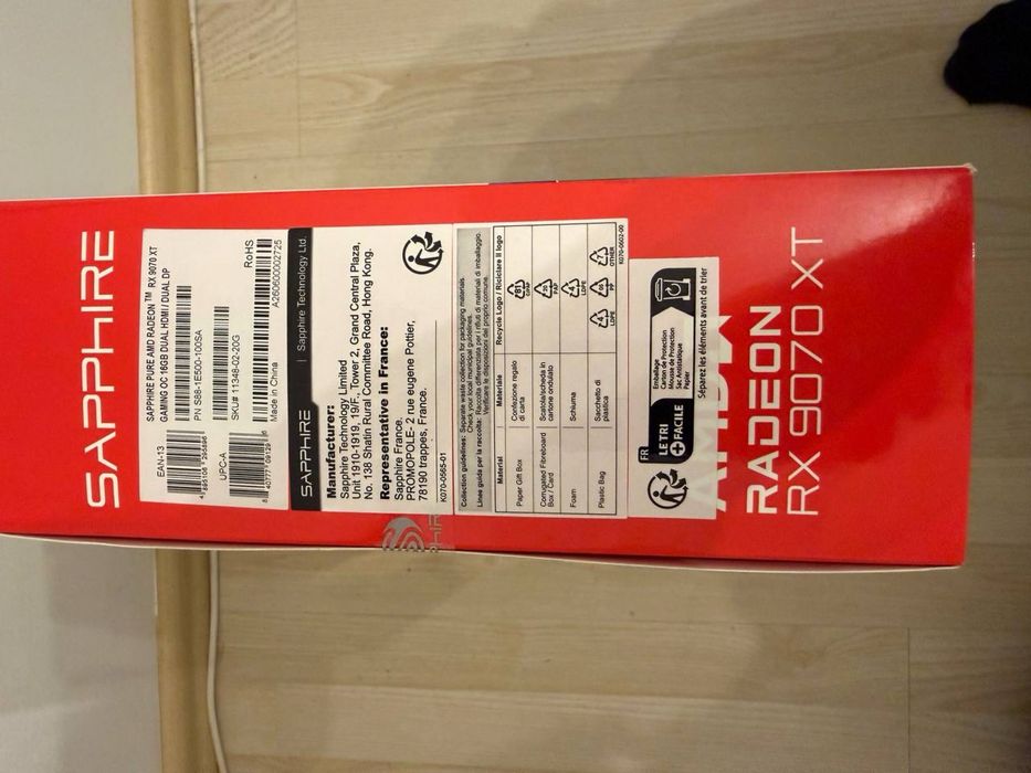 Radeon RX 9070xt 16gb pure sapphire