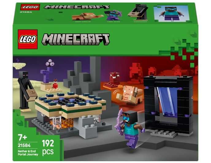 LEGO Minecraft 21584 Podróż przez portal Netheru i Kresu