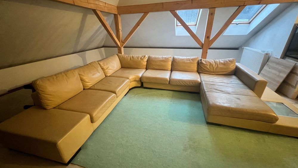 Narożnik ze skóry ekologicznej