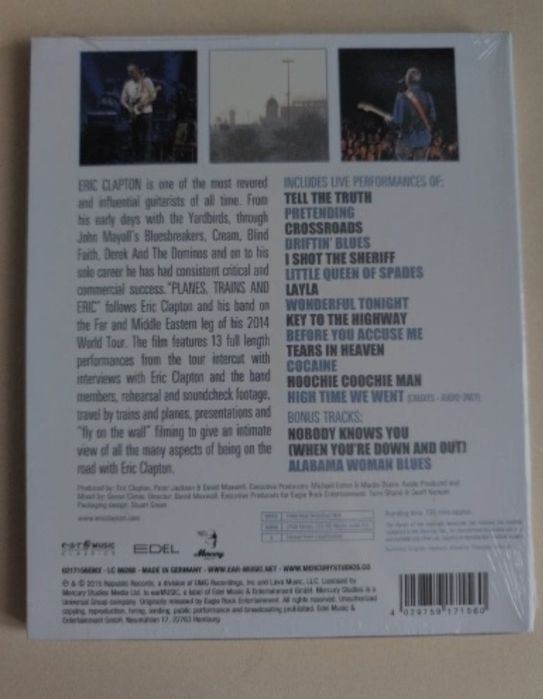 Eric Clapton Planes Trains and Eric live Folia Unikat