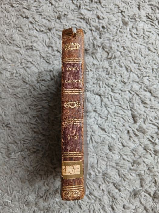 Livro antigo Ano 1882 As mil e uma noine Tomo 1 e 2