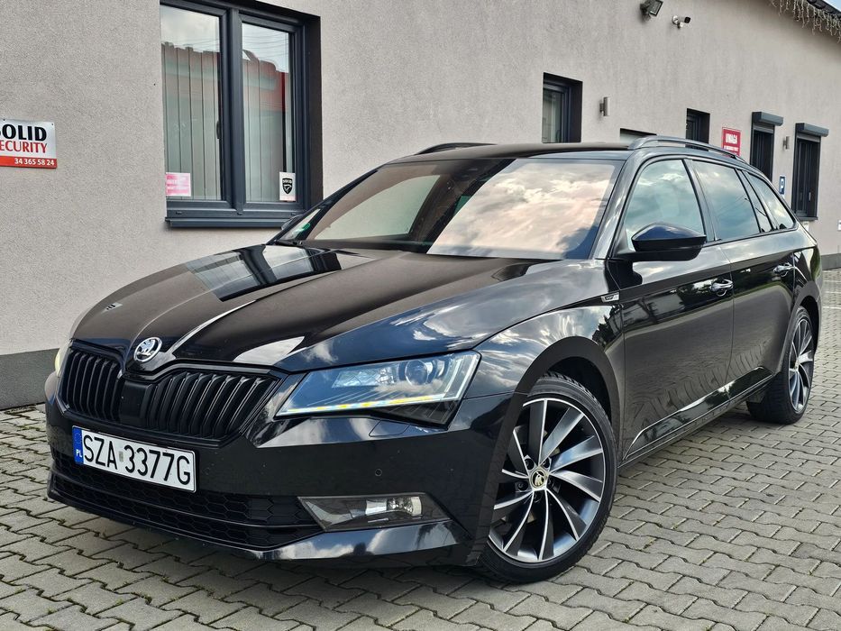 Skoda Superb 2019 Sport Line 4x4 Dsg 7 Aktywny Tempomat