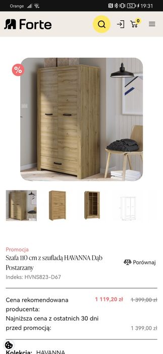 Szafa Forte Havanna