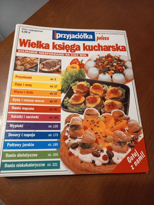 Segregator wielka księga kucharska