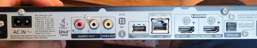 Panasonic blu ray player dmp bdt310