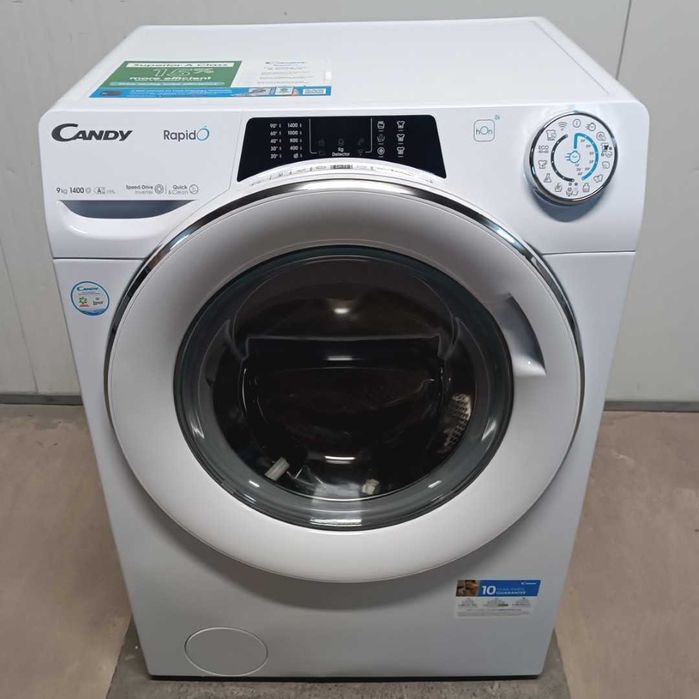 Pralka Candy RapidO RO 496DWM7/1-S Slim 9kg 1400obr Szybkie programy 14min. 09.24/01_12