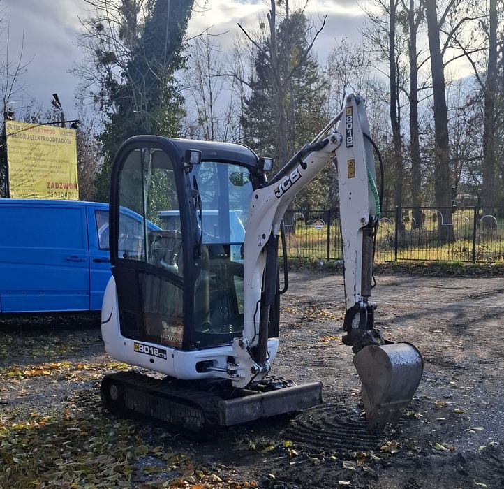 Minikoparka jcb 8018 11rok 3lyzki brutto transport