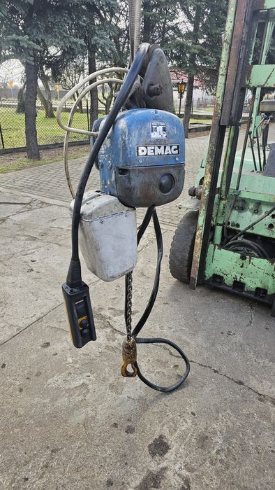 Wciągarka wciągnik demag elektryczny 1000kg suwnica balkancar