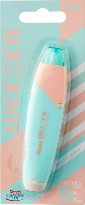 Korektor W Tasmie 5mmx6mb Turkus Pentel B/c. Pentel. Nowy Produkt