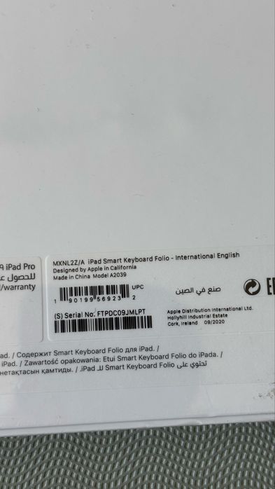 Apple Smart Keyboard Folio etui do iPad 12,9 pro Nowy!!!