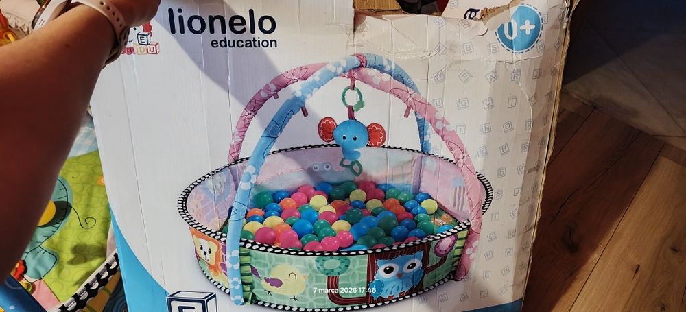 Mata edukacyjna basen z kulkami lionelo carla