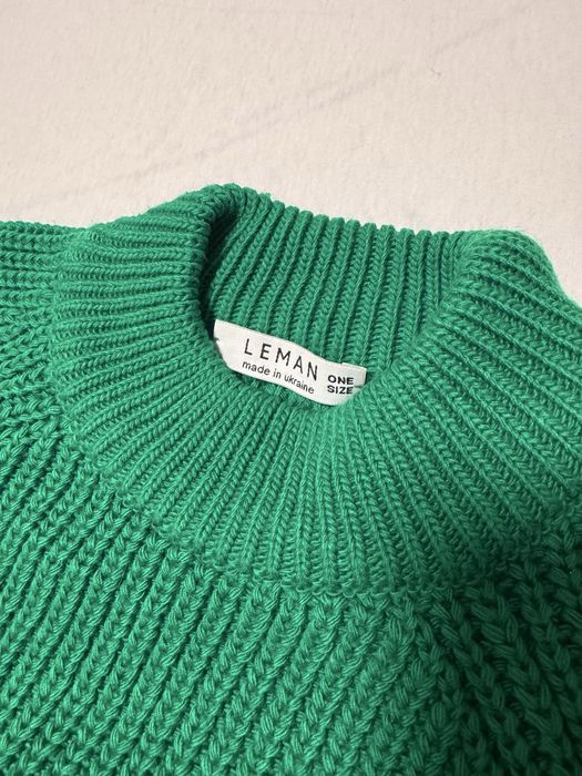 Светр жіночий Leman one size зелений