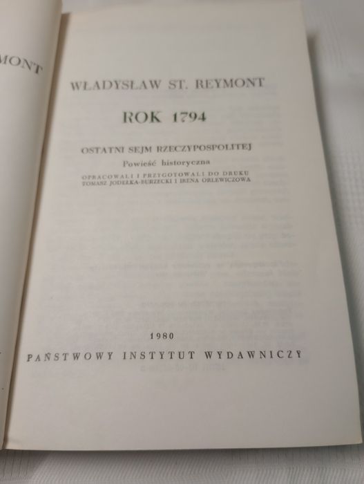 Rok 1794. Władysław St. Reymont