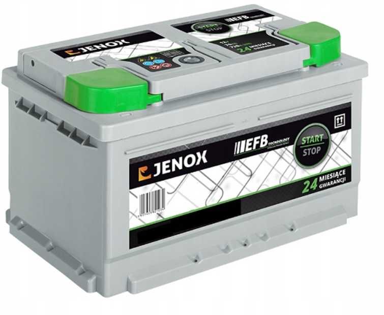 Akumulator Jenox EFB START-STOP 12V 72ah 720a P+ Radom WYSYŁKA FREE