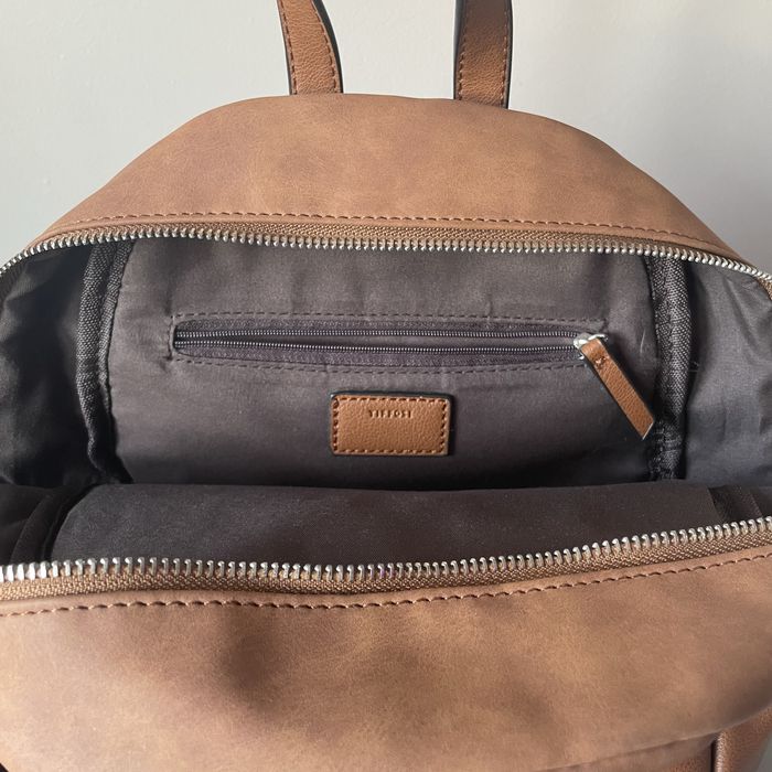mochila castanha pequena tiffosi