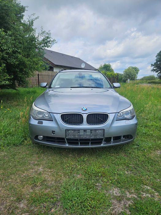 Bmw e61 530xd 231km manual xdrive silbergrau wszystkie czesci!