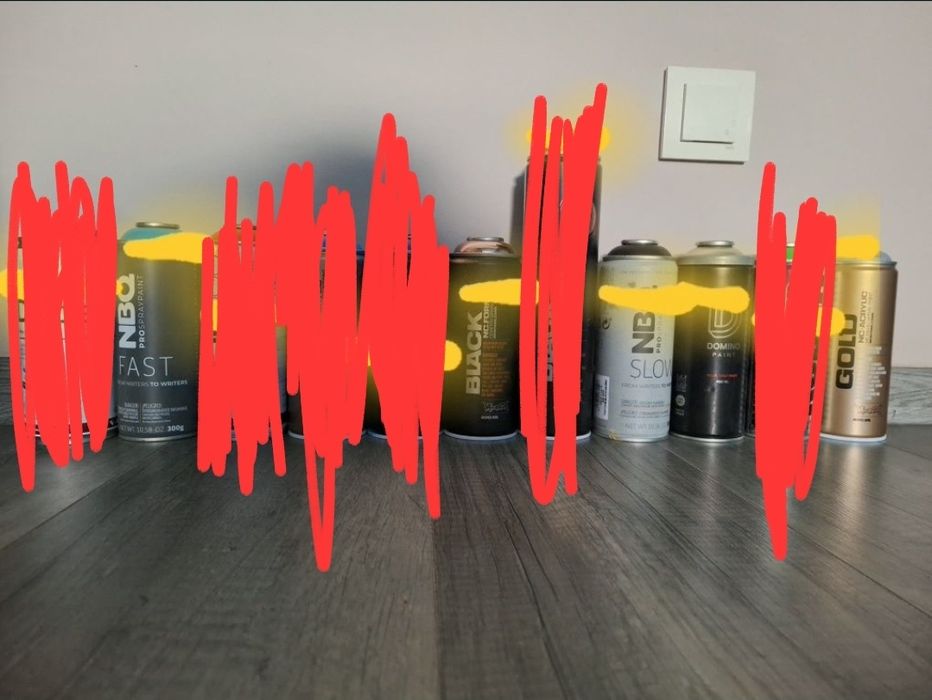 Балончики з фарбою montana/dope/nbq/domino/kobra